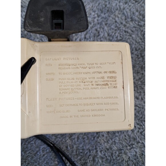 VTG Polaroid Land Camera Swinger Model 20 Strap Photography Decorations Untested - Picture 6 of 12